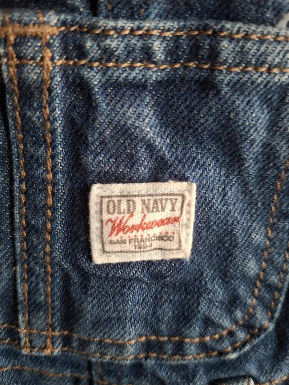 Infant 6-12 Months Overalls Old Navy Denim Color